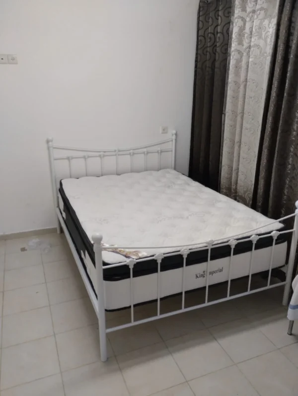 מיטה זוגית ברזל צבע לבן בזול - אליס