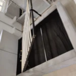 מיטה זוגית עם ארגז מצעים צבע אפור בהיר רגליים גבוהות או רגליים נמוכות - שיק