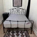 מיטה זוגית ברזל צבע שחור