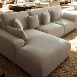 ספה פינתית נוצות🪶 ענק - Bellissimo קפה