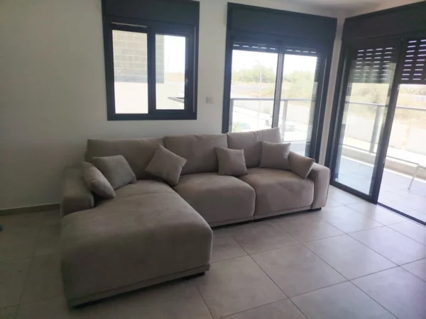 ספה פינתית נוצות🪶 ענק - Bellissimo קפה