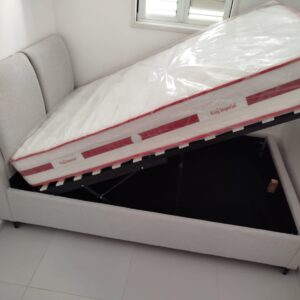 מיטה וחצי דגם זוהר מבד בוקלה + ארגז