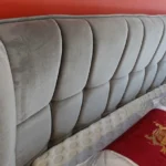 מיטה זוגית מריוט צבע אפור גליים גבוהות - חזקה